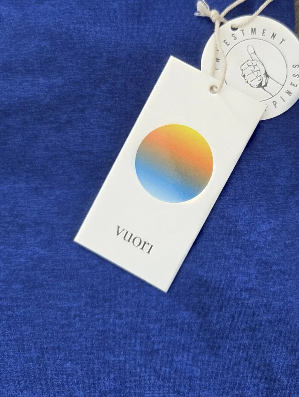 Vuori Halo Performance Crop Top Tank 2.0 Copenhagen NWT Racerback HTF PRICE FIRM - Picture 6 of 9